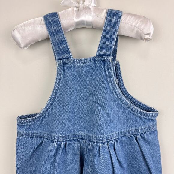 Vintage Liberty Blue Jean Garden Overalls 2T - Picture 5 of 8